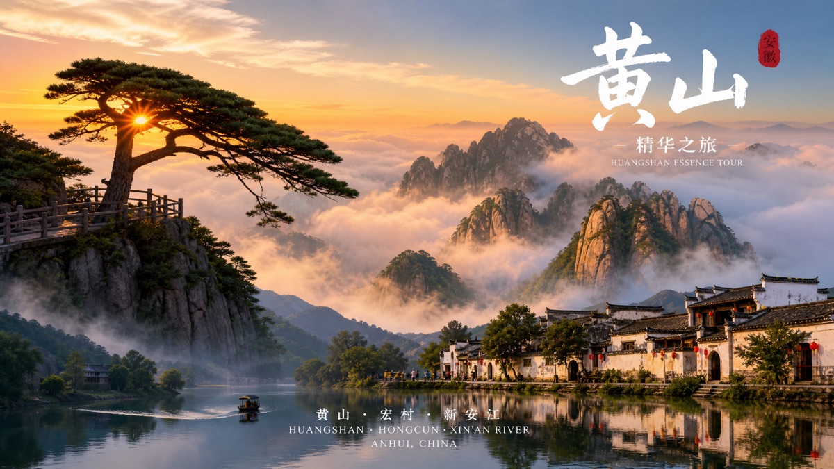 Huangshan & Huizhou Culture Classic Tour