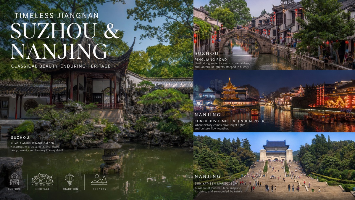 Suzhou & Nanjing Dual-City Cultural Tour